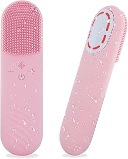 Arabic sound cleansing brush, Arabic sonic brush for powerful facials with 5 speed modes, imported anion 3 in 1 water resistant with 45 ° C heating massage, facial brush in rechargeable silicone by USB (pink).. Discover the convenience of DIAYTAR NIGERIA's vast e-commerce platform with delivery in just 5-8 days.