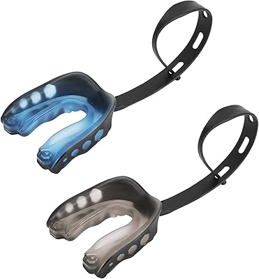 Sports protector for adults Gragra, Eva orthodontic toe, junior gum shield with boxing belt, martial arts, judo, karate, hockey (black and blue).. Shop without limits at DIAYTAR NIGERIA and receive your purchases at budget prices within the week.