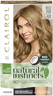 Natural instant hair coloring clairol, [8g] medium golden blonde.. DIAYTAR NIGERIA: Your one-stop e-commerce destination with affordable prices and nationwide delivery in 5-8 days.