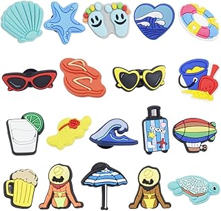 Jibbitz croc | Shoe charms for Croco Sabots | Summer beach shoe decoration charms | Bracelet, crocodile accessories, party gifts for children, boys, girls, adults, men and women, 26 pieces.. Get access to thousands of affordable products only on DIAYTAR Nigeria.