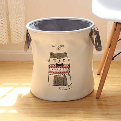 Large foldable laundry basket, children's toy storage baskets, dogs, toys, blankets, clothes, cute animal laundry basket, Pinkcat.. Everything you need is on DIAYTAR Nigeria — just a click away.