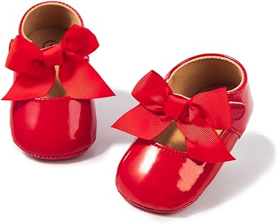 Hsdsbebe-Mary Jane flat shoes for baby girls, with non-slip knot, flexible sole, princess shoes for toddlers, first wedding march.. Shop with purpose and save with DIAYTAR NIGERIA's extensive platform and nationwide delivery service.