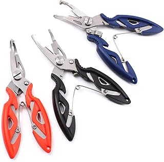 Stainless steel fishing pliers - Tool to remove hooks - BB crimping pliers - Red -red - Red.. DIAYTAR NIGERIA: Making quality accessible to all Nigerians with affordable prices and quick delivery.