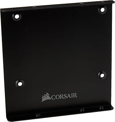 Corsair SSD mounting support kit for location for 2.5 "" at 3.5 "player (CSSD-BRKT1), black.. DIAYTAR NIGERIA brings affordable shopping to every Nigerian home with delivery in just 5-8 days.