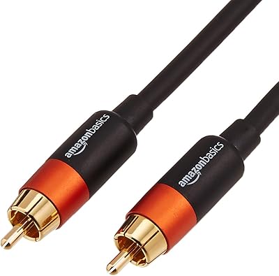 COAXIAL RCA cable compatible AMZONBASICS digital audio - 25 feet.. Discover why millions choose DIAYTAR for affordable online shopping with delivery in just 5-8 days.