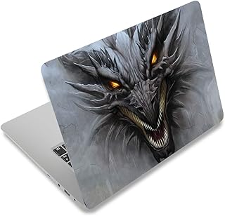 Happy vinyl leather sticker for laptop 12 ", 13", 13.3 "14", 15 ", 15.4" 15.6 "(Awesome Dragon).. Experience retail satisfaction with DIAYTAR NIGERIA's comprehensive platform and prompt shipping service.