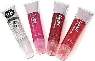 Set of 4 Nykaa K lip gels (transparent, strawberry, cherry, bubble gum).. DIAYTAR NIGERIA revolutionizes online retail with our extensive selection and dependable shipping service.