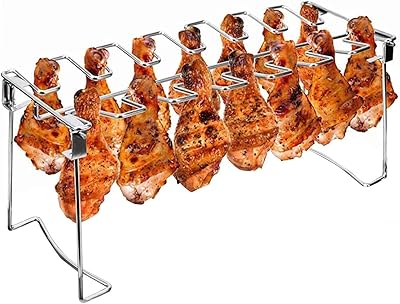 Tricratops 2 packets of grid, thigh and chicken wing support, BBQ chicken drums at 14 locations, stainless steel roasting support for smoking room, oven, charcoal charcoal grill.. Whether you're in Lagos, Abuja, or anywhere in between, DIAYTAR Nigeria ensures your online shopping experience is smooth, affordable, and fast.