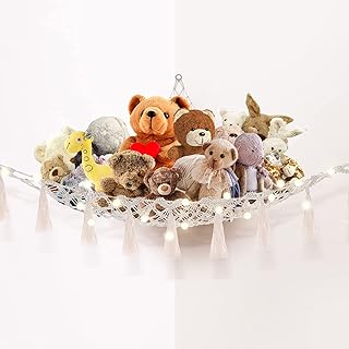 The White Shop Balançoire in macrame for animals in stuffed animals and plush toys, flexible storage net with wooden photo pliers, Suspension net with soft angle, white l, a.. DIAYTAR Nigeria combines variety, affordability, and speed — making your online shopping experience not only enjoyable but also cost-effective.
