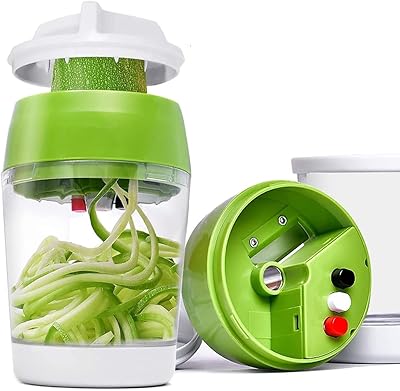 Womdi 5 in 1 vegetable slices in portable spiral, vegetable slicer in thick and thin spiral with bowl, carrot, cucumber, zucchini, onion, spaghetti.. Quality and convenience delivered — shop DIAYTAR Nigeria now.