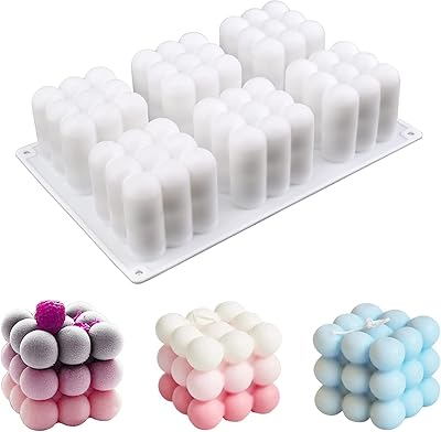 Spark Skies 6 3D silicone molds cube plugs for manufacturing.. DIAYTAR NIGERIA: Your partner in affordable online shopping with reliable 5-8 day shipping nationwide.