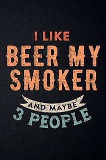Nutrition Tracker - Retro I like beer, my smoker and maybe 3 people funny vintage quote: follow -up and newspaper of nutrition and food - Daily on -board book for ... calories, carbohydrates and fats, high performance.. Your complete shopping solution, DIAYTAR NIGERIA offers extensive choice with competitive prices and delivery.