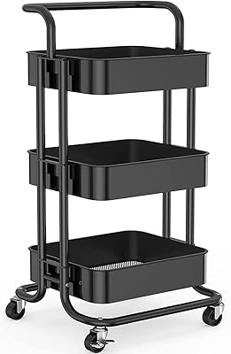 Metal rolling carriage at 3 levels Multi-purpose handle with lockable storage wheels.. DIAYTAR NIGERIA delivers value, variety, and convenience with our nationwide 5-8 day shipping.