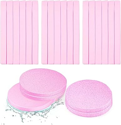 240 pieces of compressed facial sponge for beauticians for cleaning and removal of the face (pink).. DIAYTAR NIGERIA: The marketplace that brings affordable products to every Nigerian home in under 8 days.