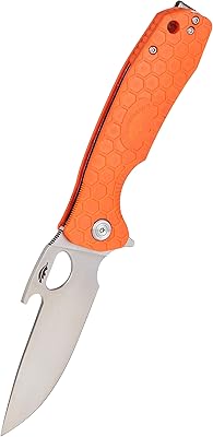 Honey campsite knife badger opener with left/right pocket clip, size l, orange.. Your shopping needs fulfilled through DIAYTAR NIGERIA's extensive selection and nationwide delivery.
