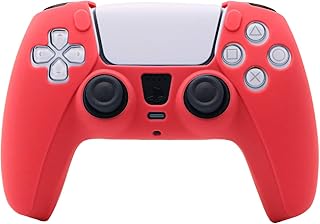 PlayStation 5 controller cover, PlayStation 5 controller accessories, PlayStation 5 - Red controller cover.. E-commerce made for Nigeria — fast delivery and low prices at DIAYTAR.