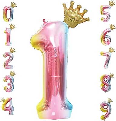 Large Balloons number 1 degraded rainbow of 40 digital inches for decorations.. Experience shopping without limits at DIAYTAR NIGERIA, where affordability meets convenience in just days.