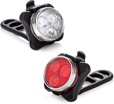 Makingtec USB bicycle lighting kit rechargeable battery Ultra light and rear lighting.. DIAYTAR NIGERIA connects your desires with reality through our affordable e-commerce platform and quick delivery.