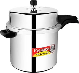 PRESTIGE DELUXE PREST PROCK PLUSE 12 liters, Silver - MPD10705.. Quick delivery. Quality products. Great deals. That’s DIAYTAR Nigeria.