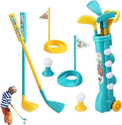 Golf club set for children - Golf ball set for children, sports toys, gift for boys and girls aged 2,4 5 6 years.. Get top brands at bottom prices, only on DIAYTAR Nigeria.