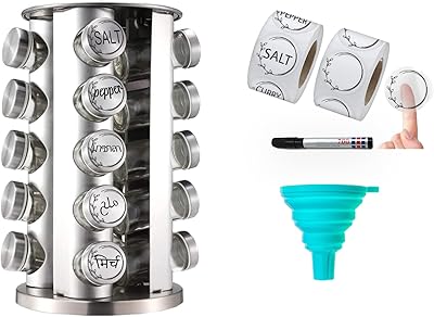 Pescador rotary spice shelf for kitchen cabinets (Round Pot 20).. Shop the smart way with DIAYTAR NIGERIA's extensive selection and budget-friendly nationwide delivery.
