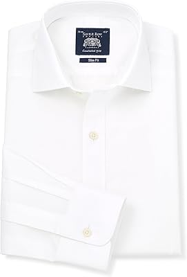 Long sleeve -dressed shirt in white popline the savile row company london Everyday for men.. Shop local, shop fast — DIAYTAR Nigeria delivers across the country.
