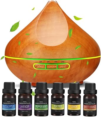 Aminac essential oil diffuser diffuser of 300 ml ultrasonic aromatherapy with 6.. DIAYTAR NIGERIA: Where affordability meets variety, with thousands of products delivered in less than 8 days.