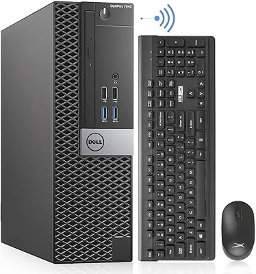 Dell Optiplex 7040 Desktop I7 6700 3.4 GHz, 32 GB DDR4 New SSD M.2 NVME M.2 of 1 TB, Windows 10 Pro, AX210 WIFI 6E Integrated, Double HDMI 4K, keyboard and wireless mouse (renewed).. Experience hassle-free shopping with DIAYTAR NIGERIA's user-friendly platform and prompt delivery service.
