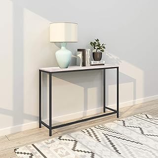 Sofa table, extra table, computer desk, coffee snacks for living room or corridor, natural wood color.. Get access to thousands of affordable products only on DIAYTAR Nigeria.