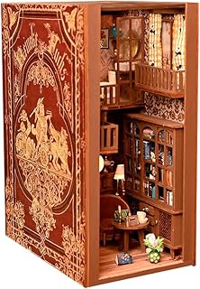 DIY book Kit Fauno Creative Construction Kit with LED Light For Doll House, Library and Books (ERMAL bookstore).. DIAYTAR NIGERIA: Your gateway to affordable shopping with thousands of products delivered nationwide.