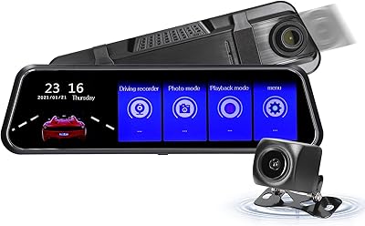 Haimao 1080p Rear dashboard camera Touch screen of 9.66 inch car dvr car front and rear double angle 170 degrees support for the recording of the G sensor loop.. Experience DIAYTAR NIGERIA, where extensive product variety meets pocket-friendly prices and reliable delivery.
