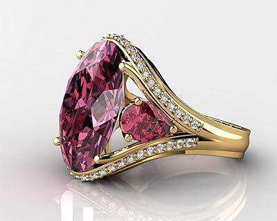Vintage cocktail ring in Sterling 925 silver with emerald ruby, oval waist, green stone, cubic zirconia, birthday promise ring, 3 CZ stones, engagement ring, wedding for women.. With DIAYTAR Nigeria, you can browse through thousands of items at the best prices. Place your order today and receive it in less than a week.
