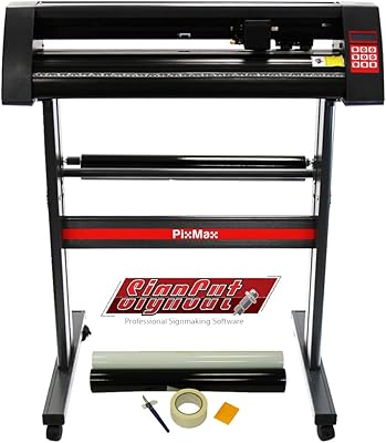 Pixmax 28 ", vinyl maker, set of covers and software for professional design signcut pro, black.. Discover endless possibilities with DIAYTAR NIGERIA's comprehensive catalog and budget-friendly delivery.