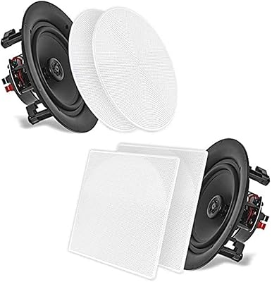 Ceiling wall speakers 10 " - Pair of 2 -way stereo planar speakers with electronic cross network, frequency response 35 hz -20 kHz and crest 250 W - Pyle PDIC106.. Discover why DIAYTAR NIGERIA is the smart shopper's choice for affordable products delivered nationwide.