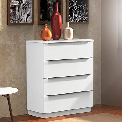 Modern Wooden Wooden Drawer Convenient, 80 x 95 x 40 cm - White.. Buy better with DIAYTAR Nigeria — the ultimate e-commerce platform in Nigeria.