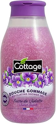 Gel douche exfoliant cottage - sucre violet, 270 ml.. DIAYTAR NIGERIA: Your partner in affordable online shopping with reliable 5-8 day shipping nationwide.