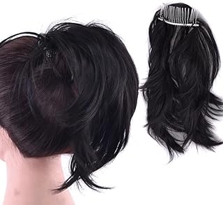 Long synthetic wigs iluu for women with wavy clips, daily party outfit (#1B natural black).. Your complete e-commerce solution, DIAYTAR NIGERIA offers variety and value with nationwide shipping.