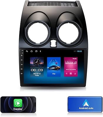 9-inch GPS GPS Autradio Compatible with Nissan Qashqai J10 2006-2013, 2+ 32 GB Android 12 Stereo Fabric screen Carplay WiFi Bluetooth USB Multifunction.. Shop across categories with ease at DIAYTAR NIGERIA, delivering affordability within the week.