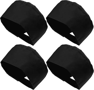 4 rooms of unisex chef hats, adjustable kitchen hats with breathable mesh above.. DIAYTAR NIGERIA provides endless shopping possibilities with affordable prices and prompt delivery service.