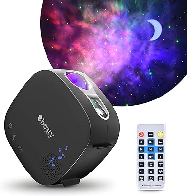 Bestyhome Moon and Star Projector with Bluetooth music speaker with Galaxy Projector remote control.. DIAYTAR NIGERIA: Where affordability meets variety in Nigeria's most comprehensive online marketplace.