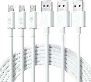 Lightning IP iPhone Tecover Lightning IPE [1,2 meter 3 -room] [MFI certified] Extra long iPhone loading cable and multiple synchronization for iPhone iPhone 12/11 pro mini se xs max xr 8 7 6s Plus (white).. Discover the perfect shopping balance at DIAYTAR NIGERIA with competitive prices and prompt delivery.