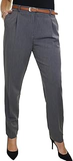 Slim Ice Cool Fashion Slim cutting pants for women, intelligent design, suitable for the office and daily, suitable for formal work, light and extensible with a belt, size 8-22.. Your new favorite way to shop online — DIAYTAR Nigeria.