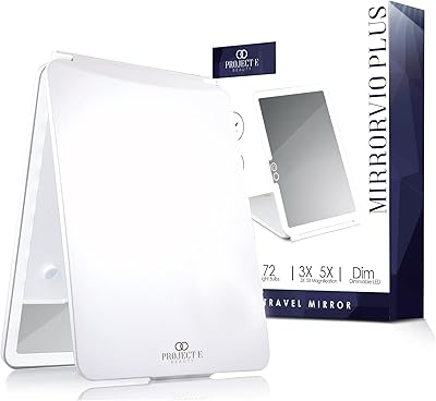 LED Mirror LED Project IBEAUTY MIRRORVIEW PLUS | Courtesy mirror with 3 LED lighting modes | Makeup mirror with magnification 1 x 3 x 5x | Integrated sensors with variable light | Rechargeable and foldable.. DIAYTAR NIGERIA: Where smart shoppers find everything they need at prices they can afford.
