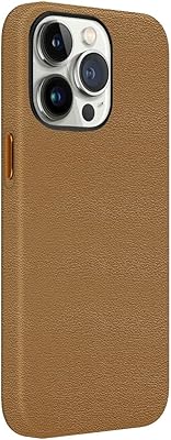 Vegan leather protection shell for iPhone 13 Pro (6.1 inches) green - Brown.. DIAYTAR Nigeria: Where affordability meets speed and quality.