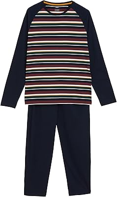 Long -sleeved striped pajamas for men.. DIAYTAR NIGERIA: Where thousands of products meet affordable prices and reliable 5-8 day delivery.