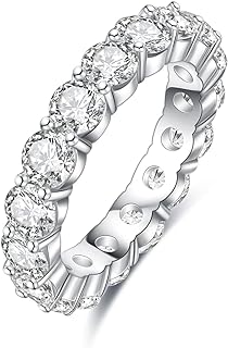 Wedding Ring in Moissanite Anoclop Eternity, Sterling Silver Wedding Ring with 5 -carat color diamonds for women, precious stones, Moissanite.. Nigeria's fastest-growing e-commerce site offers unbeatable prices and delivery within 8 days.
