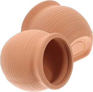 Jenny 2 -piece clay pot for aquarium, ceramic cave shelter for shrimp aquarium, hiding place, habitat decor for hatching of fish shrimp.. Shop with purpose and save with DIAYTAR NIGERIA's extensive platform and nationwide delivery service.