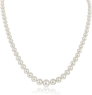 White gold or yellow pearl necklace in white gold.. Fast delivery, fair prices, and full variety — only on DIAYTAR Nigeria.