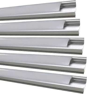 LED atomum 5 x 1 m aluminum for Opal LED strip diffuser - includes a complete installation kit.. Shop across boundaries at DIAYTAR NIGERIA and enjoy budget-friendly nationwide delivery within the week.