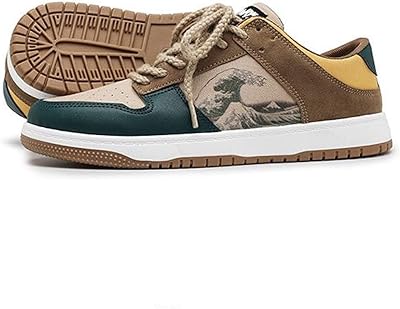 Zandosho spring New relaxed shoes for men and women, flat shoes, skate shoes, relaxed sneakers, surf printed fabric, classic seams.. Discover why thousands choose DIAYTAR NIGERIA for affordable products delivered in less than a week.